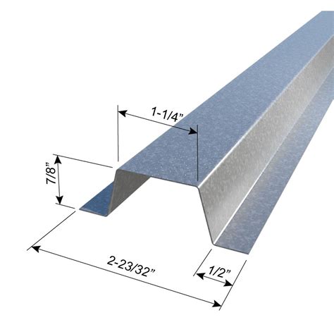 furring channel sizes inches.